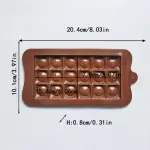 Round dot Chocolate bar silicone Mould