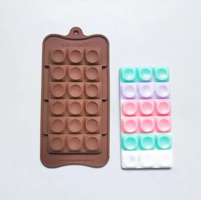 Round dot Chocolate bar silicone Mould