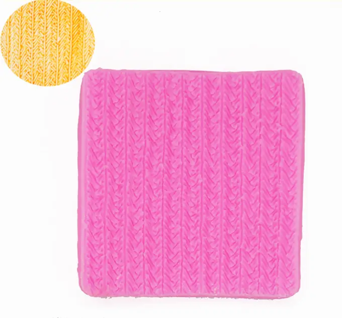 Weaving Sweater Texture silicone mould