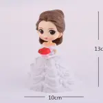 Princess Belle Doll Cake Topper - white