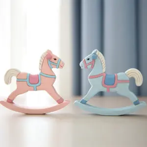 1 pcs rocking horse baby shower birthday cake decoration topper