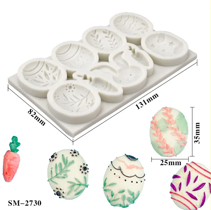 Easter Rabbit Silicone Fondant Mold