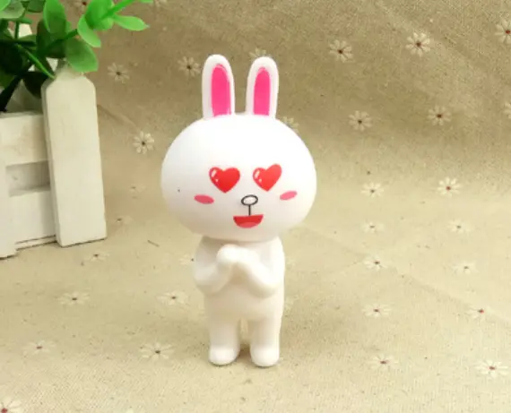 1 Pieces love Teddy Bunny Cake Topper Toy