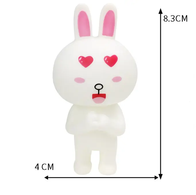 1 Pieces love Teddy Bunny Cake Topper Toy