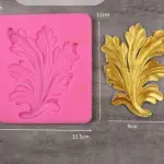 Classic leaf shaped motif silicone Mould
