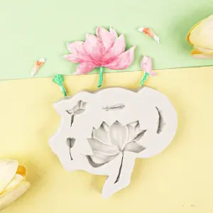 Lotus flower silicone mould