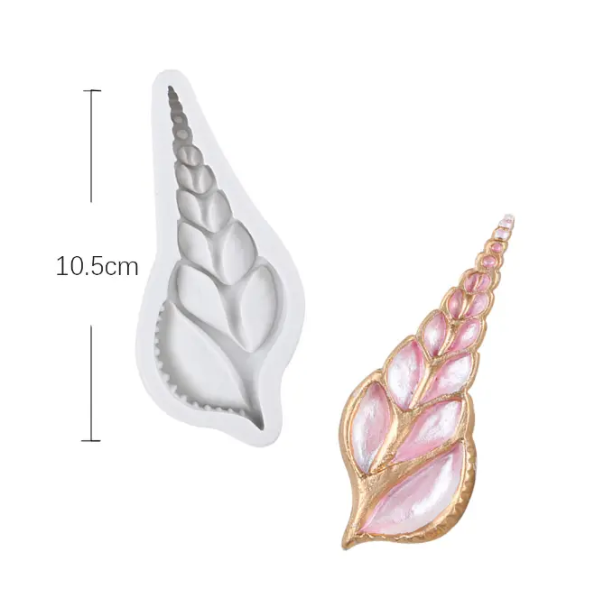 1 pcs Conch sea horse silicone mould