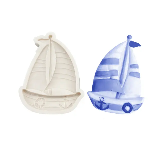 Ship sailing silicone mould