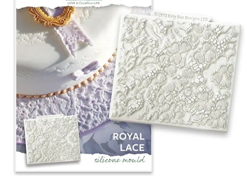 Lace Texture Pattern silicone Lace Mould for Cake Decorating & Craft