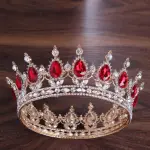 Crystal Rhinestone cake Crown topper for cake decoration