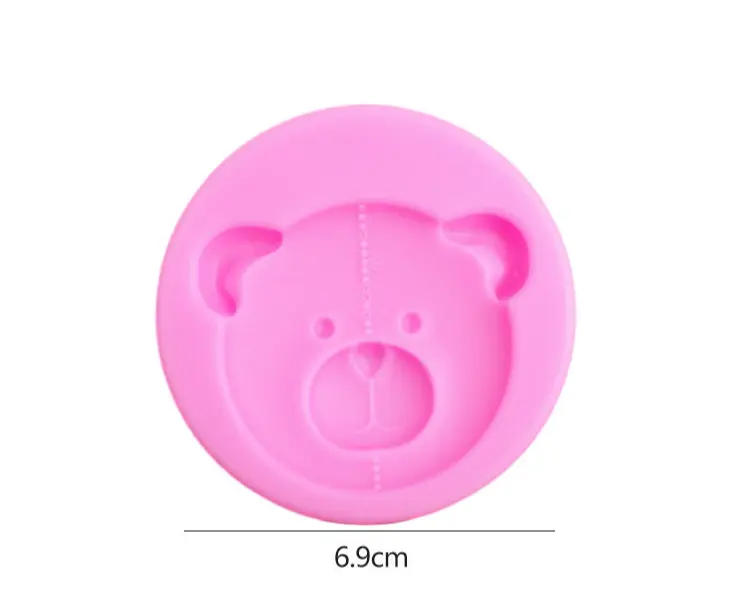 Teddy Bear face silicone mould