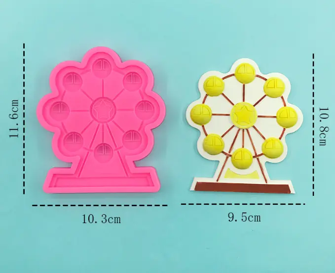 Giant wheel large silicone mould