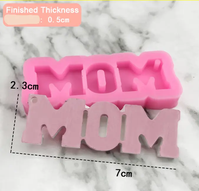 Mom silicone mould for chocolates fondant resins etc