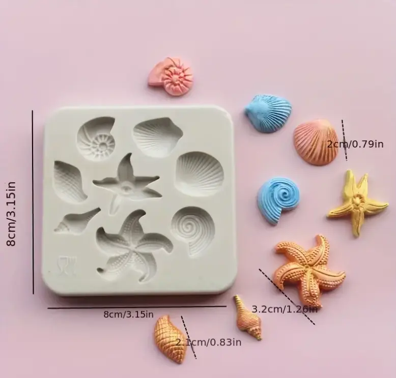 Seashell Sea Shell Fondant Mould