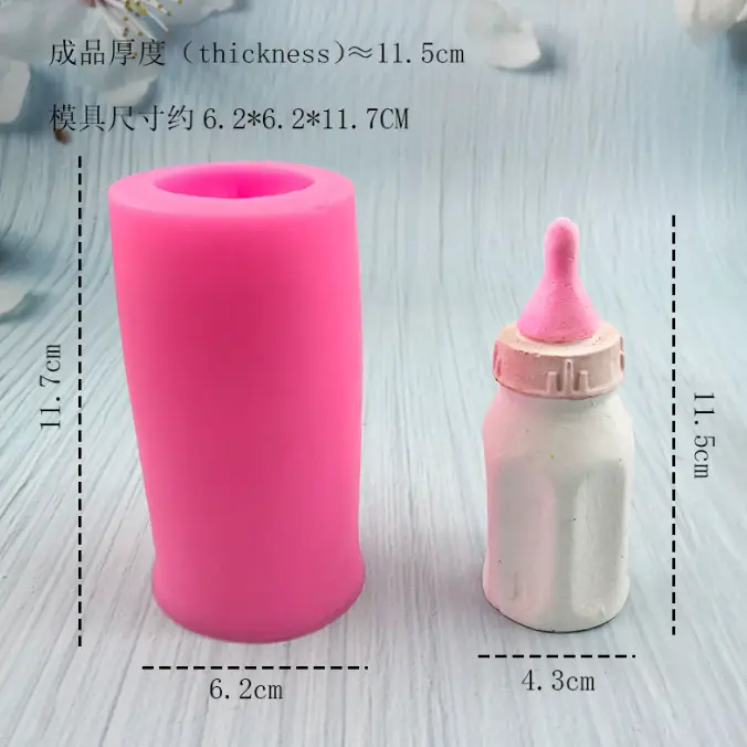 3D Baby bottle silicone mould