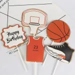 5 pcs Basketball theme cake topper set