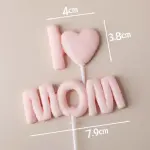 I love mom cake toy topper