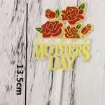 1 pcs Mothers day with roses cake topper