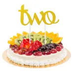 2 pcs Two cake topper