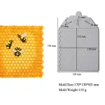 Honey bee Honey comb Texture silicone mould