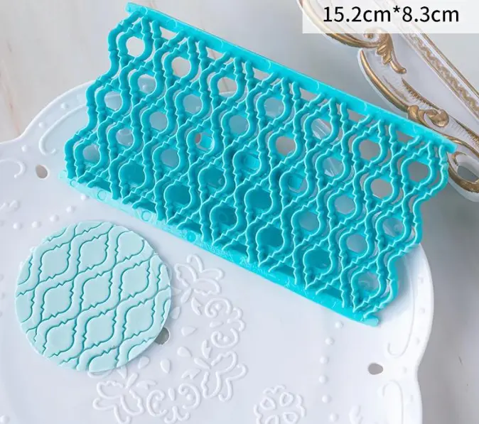 Moroccan pattern fondant impression stamps Embosser fondant tools