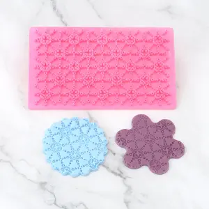 Doted texture fondant impression stamps Embosser fondant tools