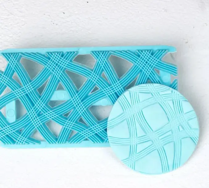 Twisted Lines fondant impression stamps Embosser fondant tools