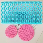 circle Flower fondant impression stamps Embosser fondant tools