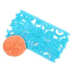 Gear tool fondant impression stamps Embosser fondant tools