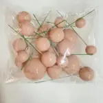 20 pcs Nude round mixed sizes faux balls