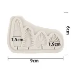 4 cavity tropical leaf silicone mould
