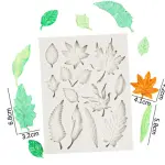 Multi cavity leaf silicone mould