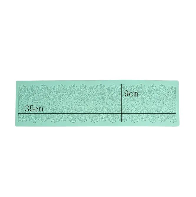 Detailed Flower wedding Lace silicone mould