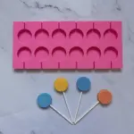 12 Cavity lollipop Silicone Popsicle Mould