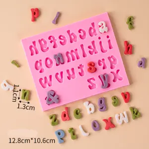 Alphabet lower case Silicone Mould