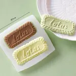 2 cavity Biscoff Lotus biscuit Silicone Mould