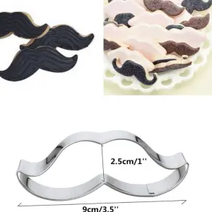 1 pcs mustache shape Cookie Biscuit Pastry Fondant and Cake Cutter