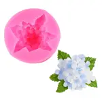 3D Bunch of Flower with leaf silicone Mould