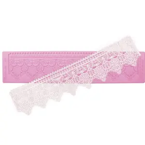 Detailed wedding Lace silicone mould style 3
