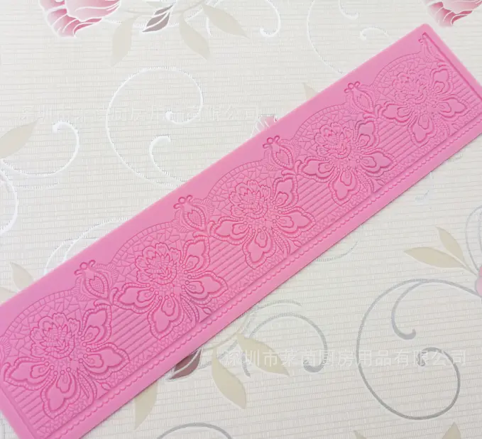 Detailed butterfly wedding Lace silicone mould style 5