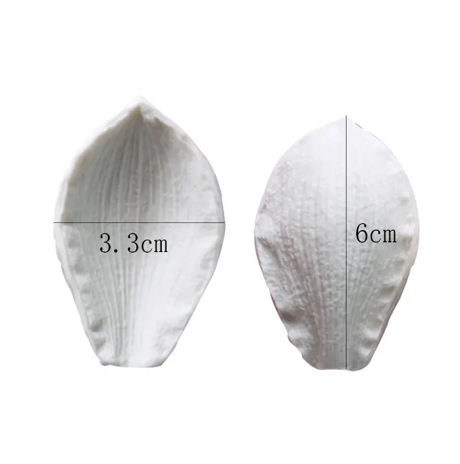 2Pcs Amaryllis Petals Double-Sided Texture veiner Mould