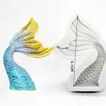 3D Mermaid Tail silicone mould style 3