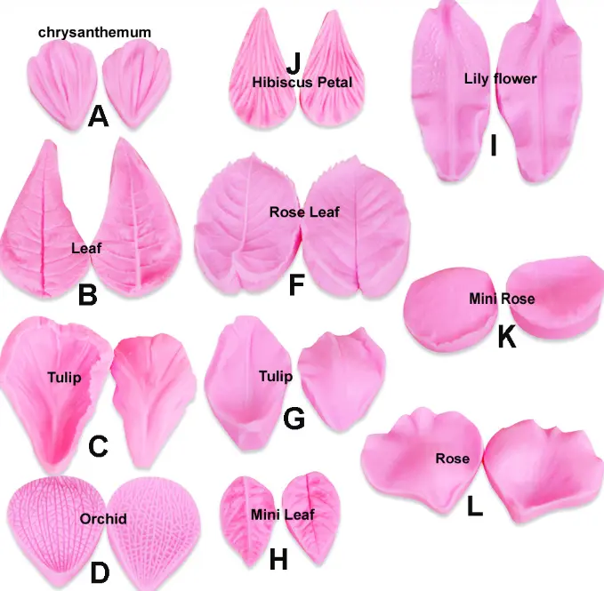 11 pcs different Veiner mould set