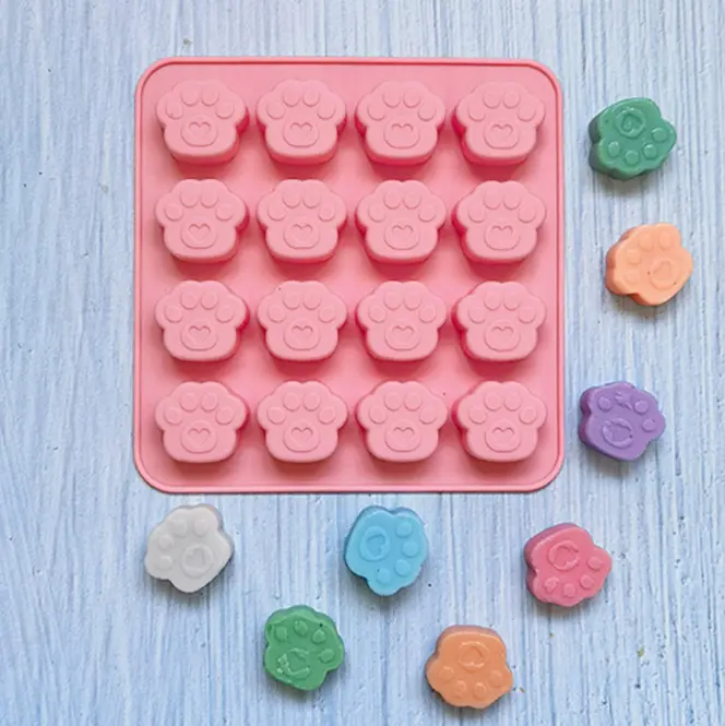 16 Cavity paw Silicone Mould
