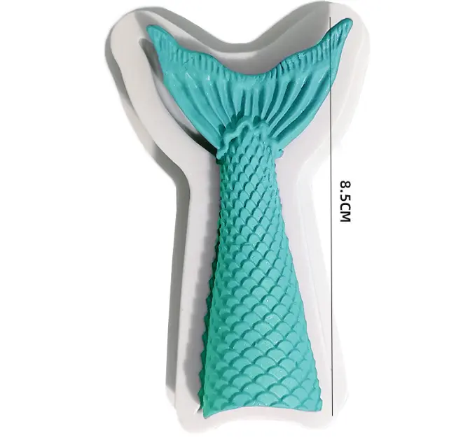 3D Mermaid Tail silicone mould style 4