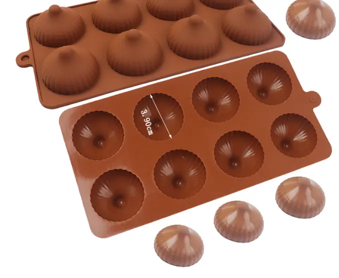 8 Cavity Modak shape Silicone Mould