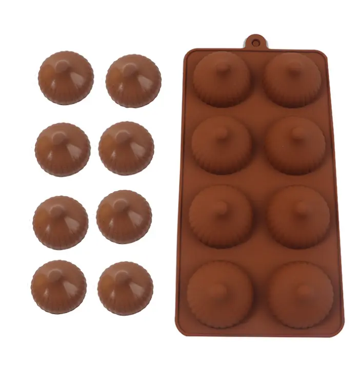 8 Cavity Modak shape Silicone Mould