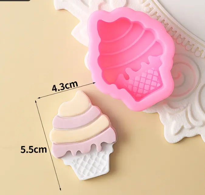 1- cavity ice cream Silicone mould