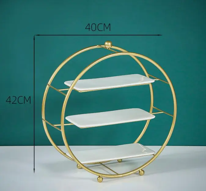 3 Tier Round metal Stand for cupcake,snacks,desserts