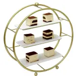 3 Tier Round metal Stand for cupcake,snacks,desserts